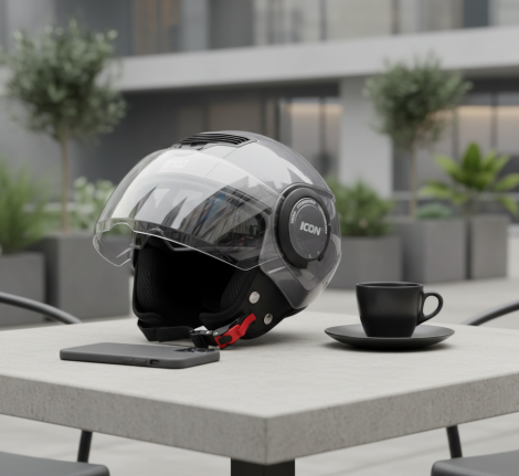 Studds Icon Open Face Helmet